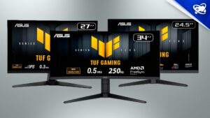 Monitores gamers tops de linha ASUS TUF estão com cupom na KaBuM!