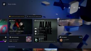 Atualização do PS5 adiciona novo widget ao Welcome Hub